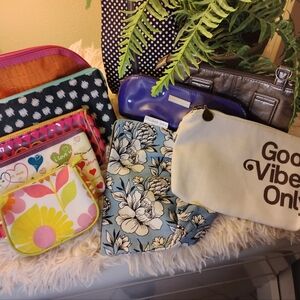 10Colorful Assorted Pouches Set Bundle